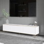 Hanah Home Soporte de TV Imaj - Marble, White